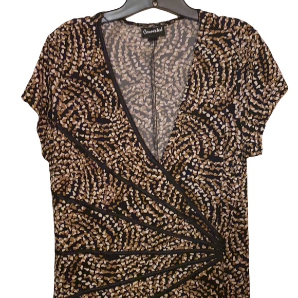 Connected Apparel beautiful dress with web design plus size 16 - Picture 3 of 9